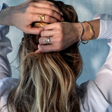 Græs armbånd forgyldt