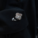 Forglemmigej pin sølv