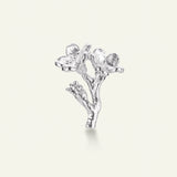 Forglemmigej pin sølv