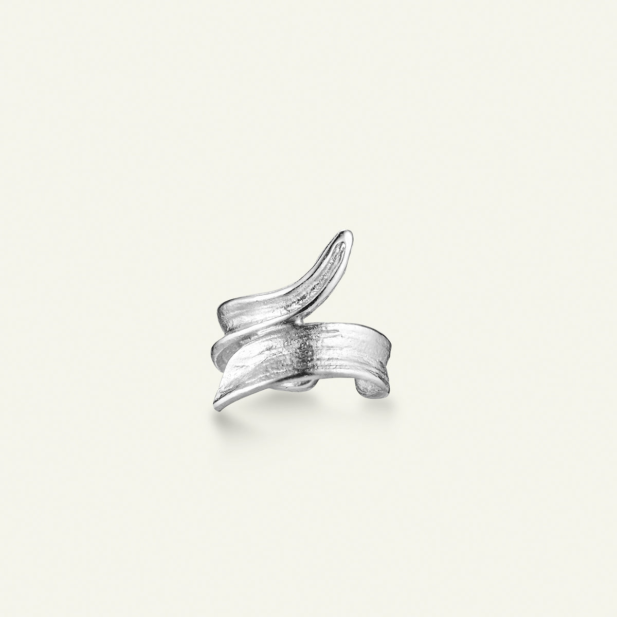 Græs ear cuff sølv