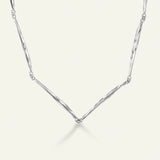 Græs Halskæde Sølv