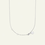 Persille halskæde med Vedhæng Sølv, justerbar kæde