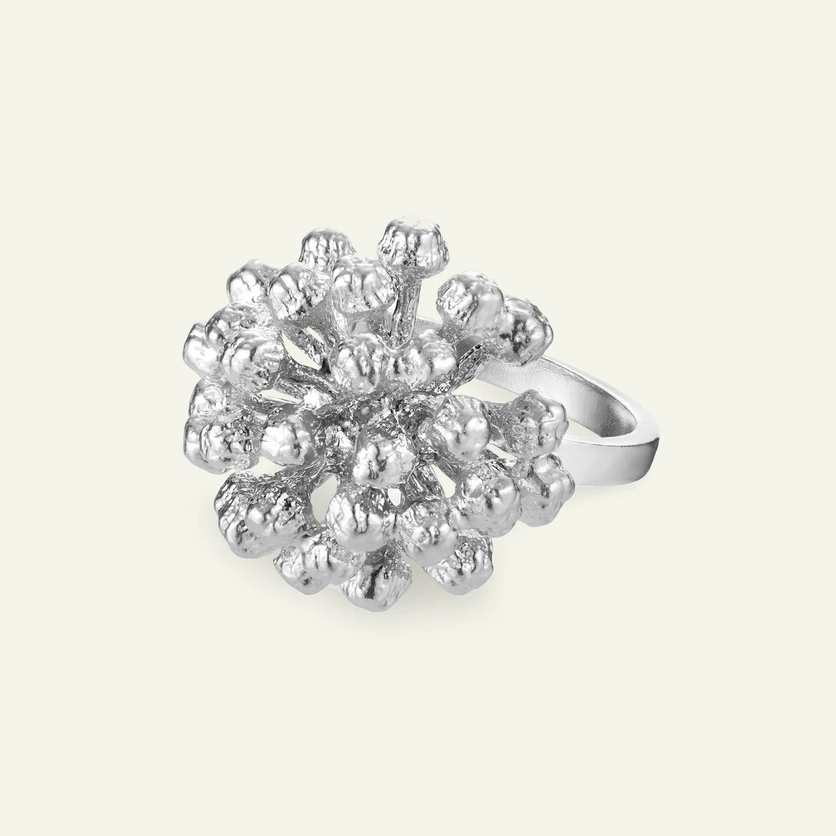 Dildblomst, Statement Ring, Sølv