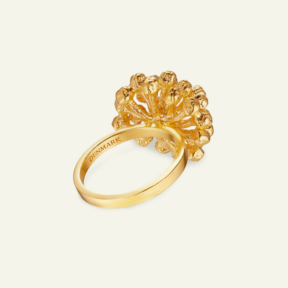Dildblomst, Statement Ring Forgyldt