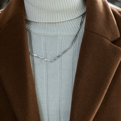 Græs Halskæde Sølv