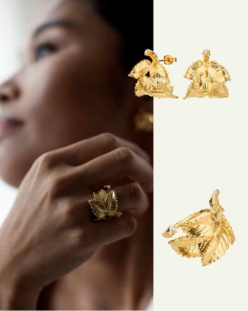 Rosenblad Hoops og Statement ring