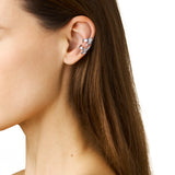 Græs ear cuff sølv