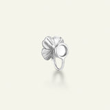 Firkløver ear cuff, sølv