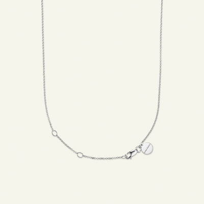 Dild halskæde med vedhæng sølv, justerbar kæde