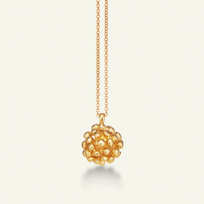 Dild halskæde med Vedhæng Forgyldt, justerbar kæde