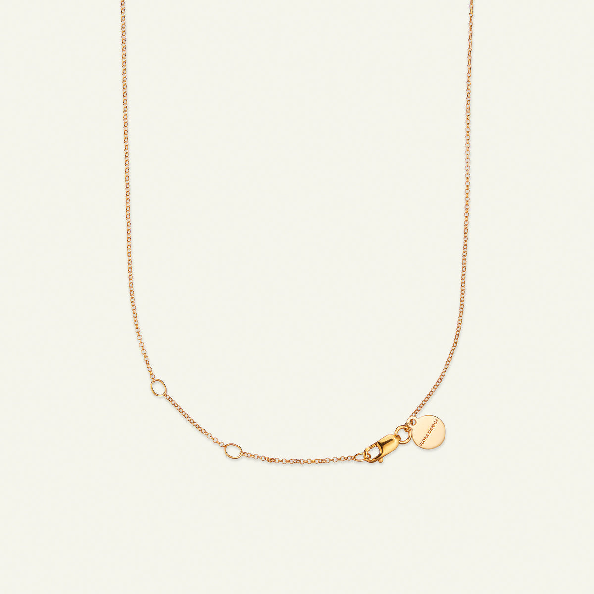 Firkløver halskæde med pavé vedhæng 18 karat guld