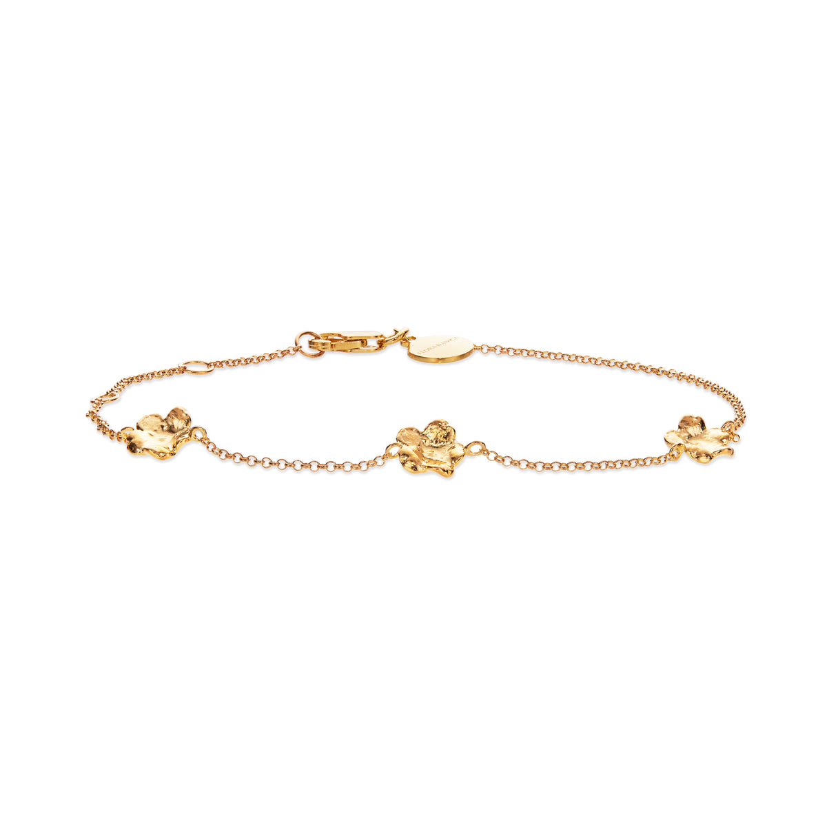 Forglemmigej Armbånd 18 karat guld
