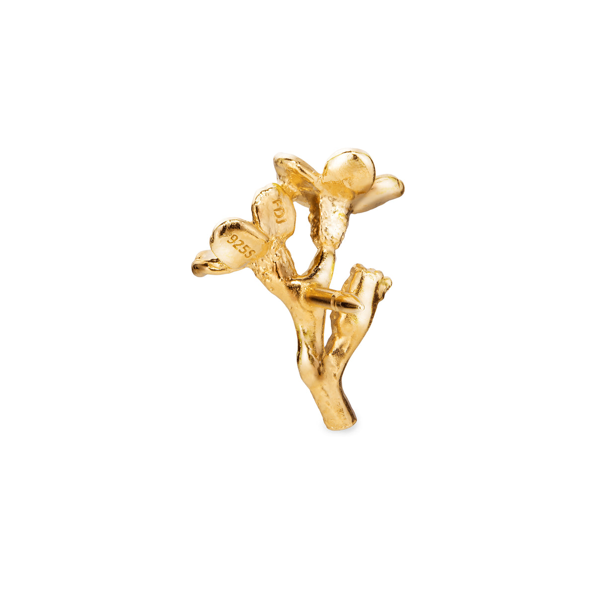 Forglemmigej pin 18 karat guld