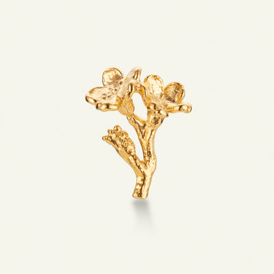 Forglemmigej pin forgyldt