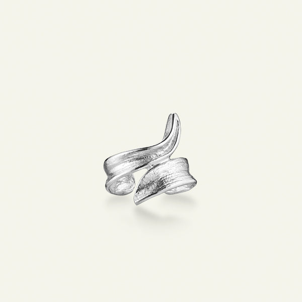 Græs ear cuff sølv