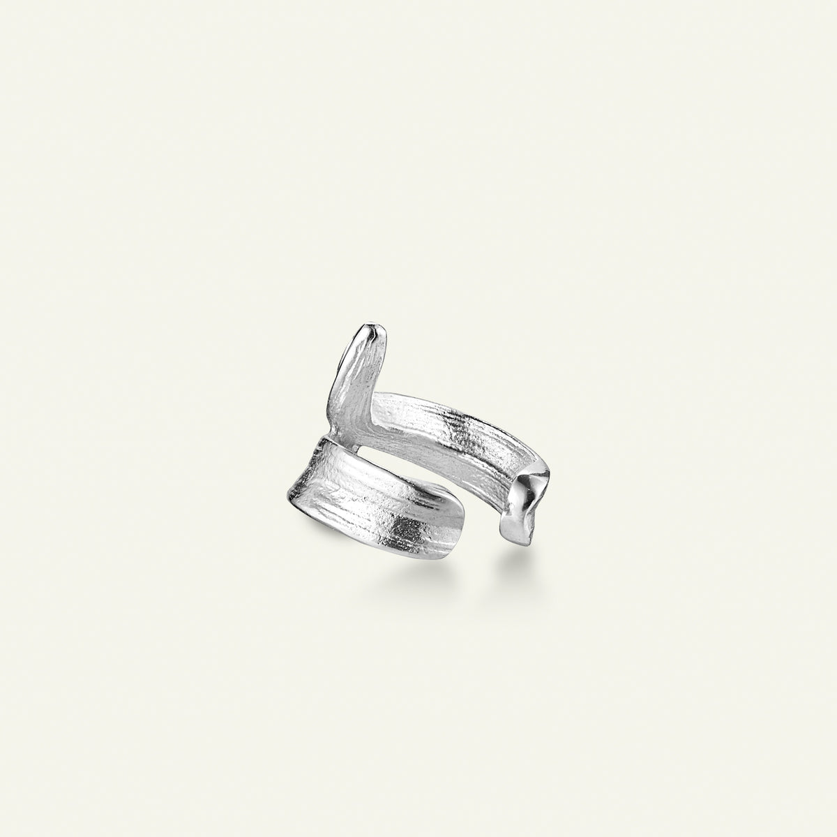 Græs ear cuff sølv