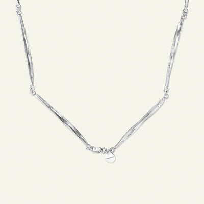 Græs Halskæde Sølv