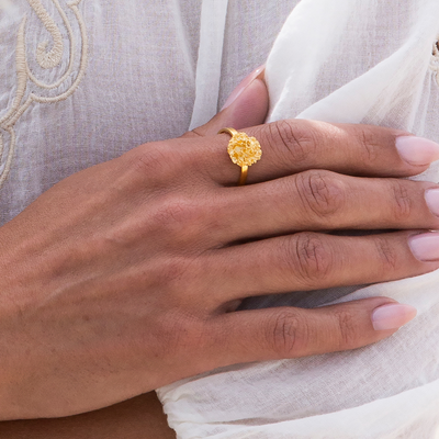 Persille Ring Forgyldt