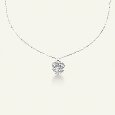 Persille halskæde med Vedhæng Sølv, justerbar kæde