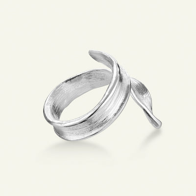 Græs Statement Ring Sølv