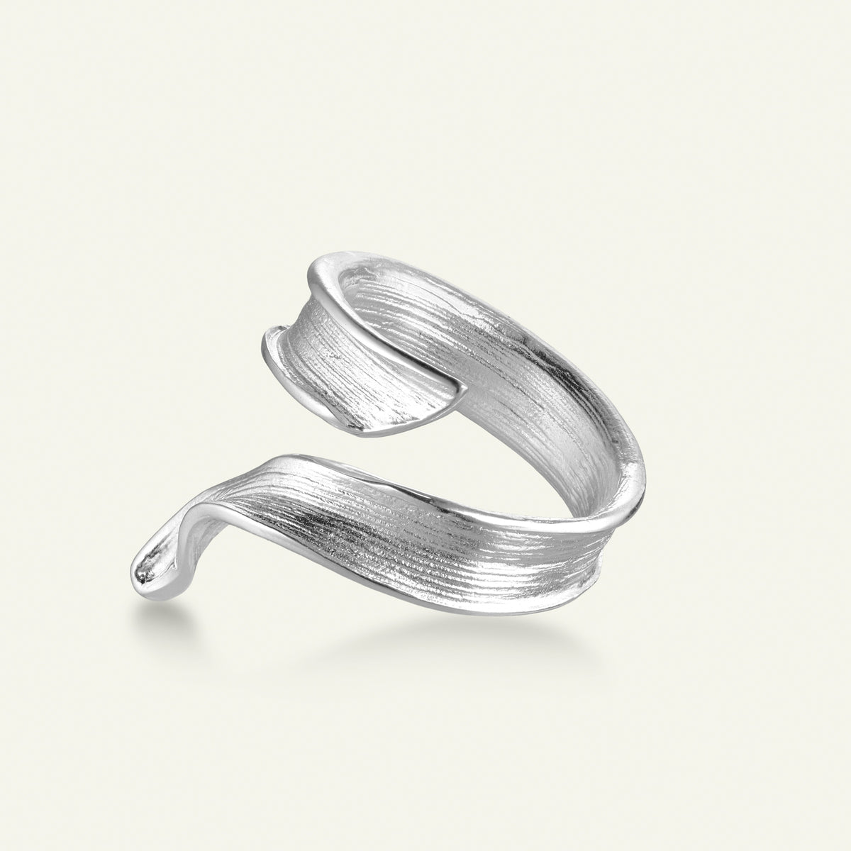 Græs Statement Ring Sølv