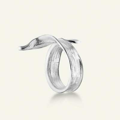 Græs Statement Ring Sølv