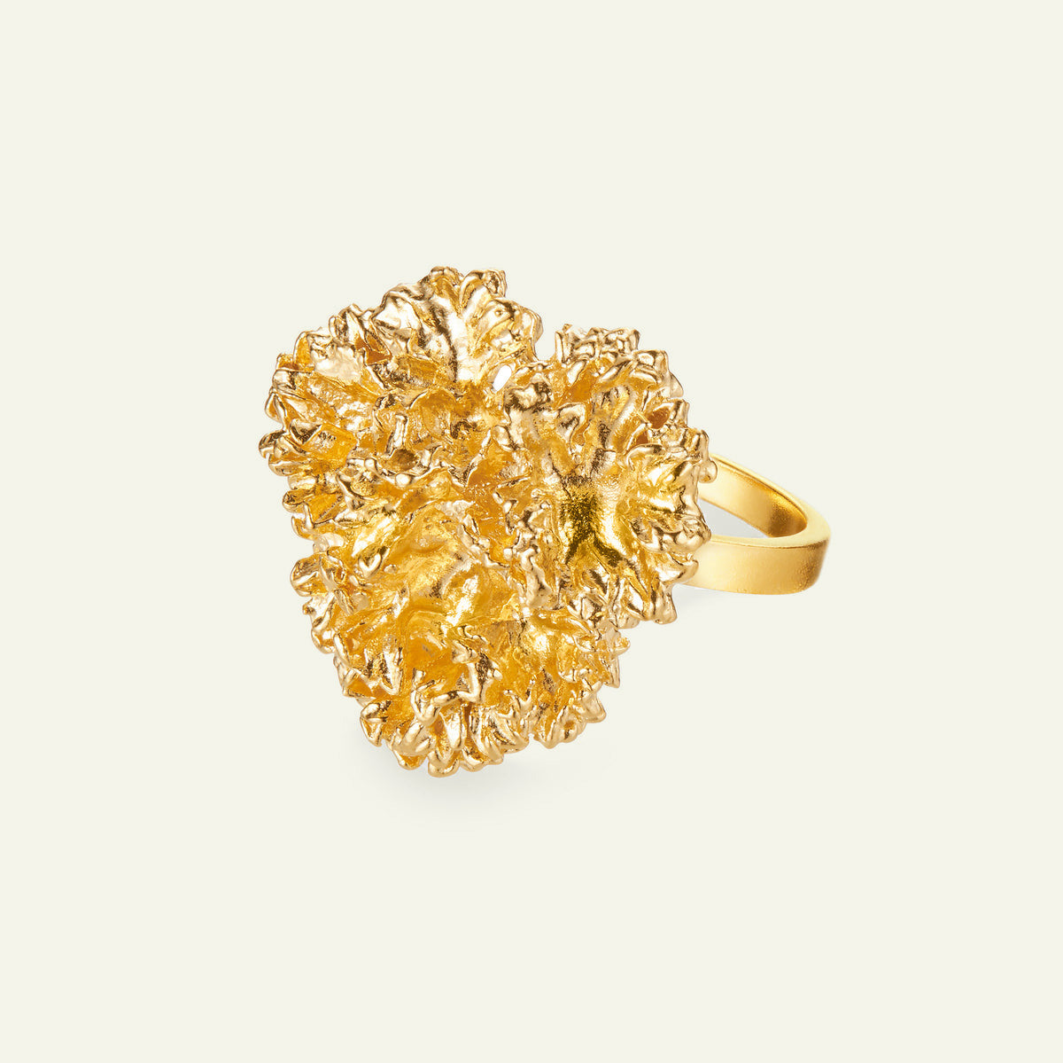 Persille Statement Ring Forgyldt
