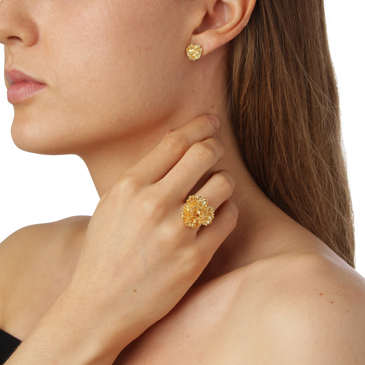 Persille Statement Ring 18 karat guld